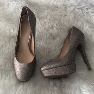 Jessica Simpson Glitter Heels